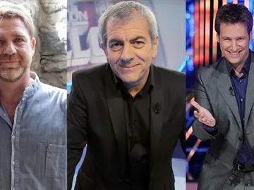 Juanjo Artero, Carlos Sobera y Carlos Latre Juanjo Artero, Carlos Sobera y Carlos Latre