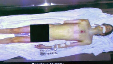 Cuerpo de Michael Jackson (12-10-2011)