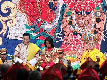 Boda del rey de Bután
