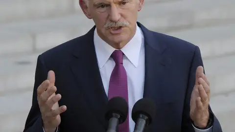 El primer ministro griego, George Papandreu El primer ministro griego, George Papandreu