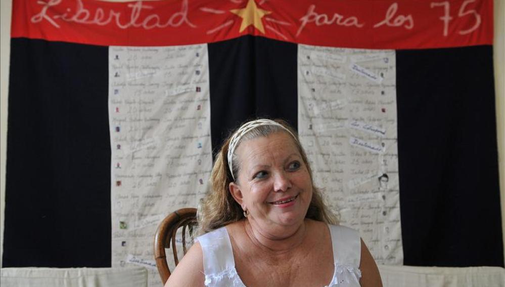 Laura Pollán, líder de las Damas de Blanco