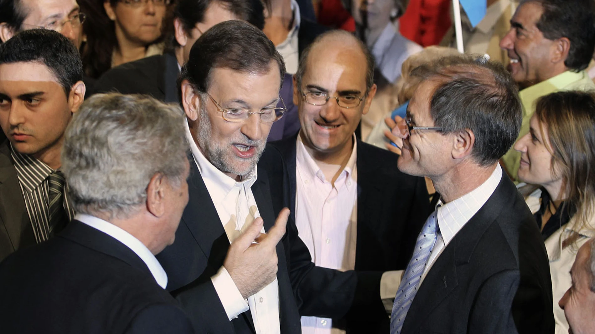 Mariano Rajoy, en un mitín en Salamanca