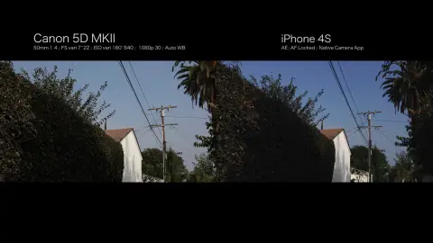 iPhone 4S vs Canon iPhone 4S vs Canon