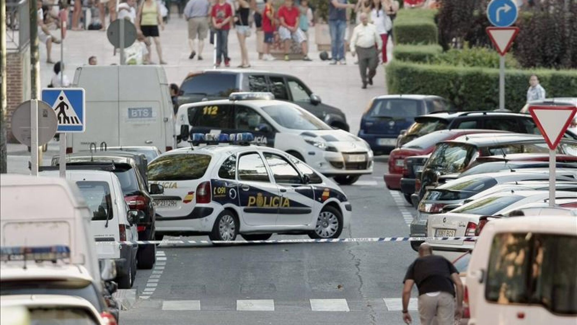 La Polic&iacute;a interviene en un atraco a un banco