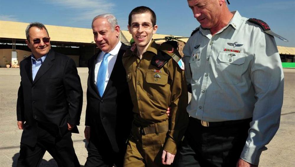 El soldado israelí liberado Gilad Shalit