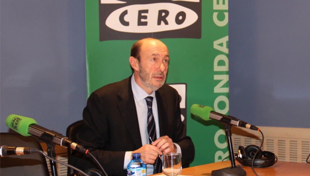 Alfredo Pérez Rubalcaba en Onda Cero