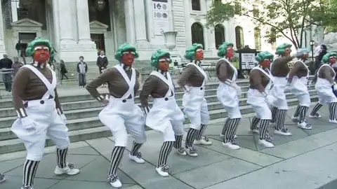 Los Oompa Loompas en Nueva York Los Oompa Loompas en Nueva York