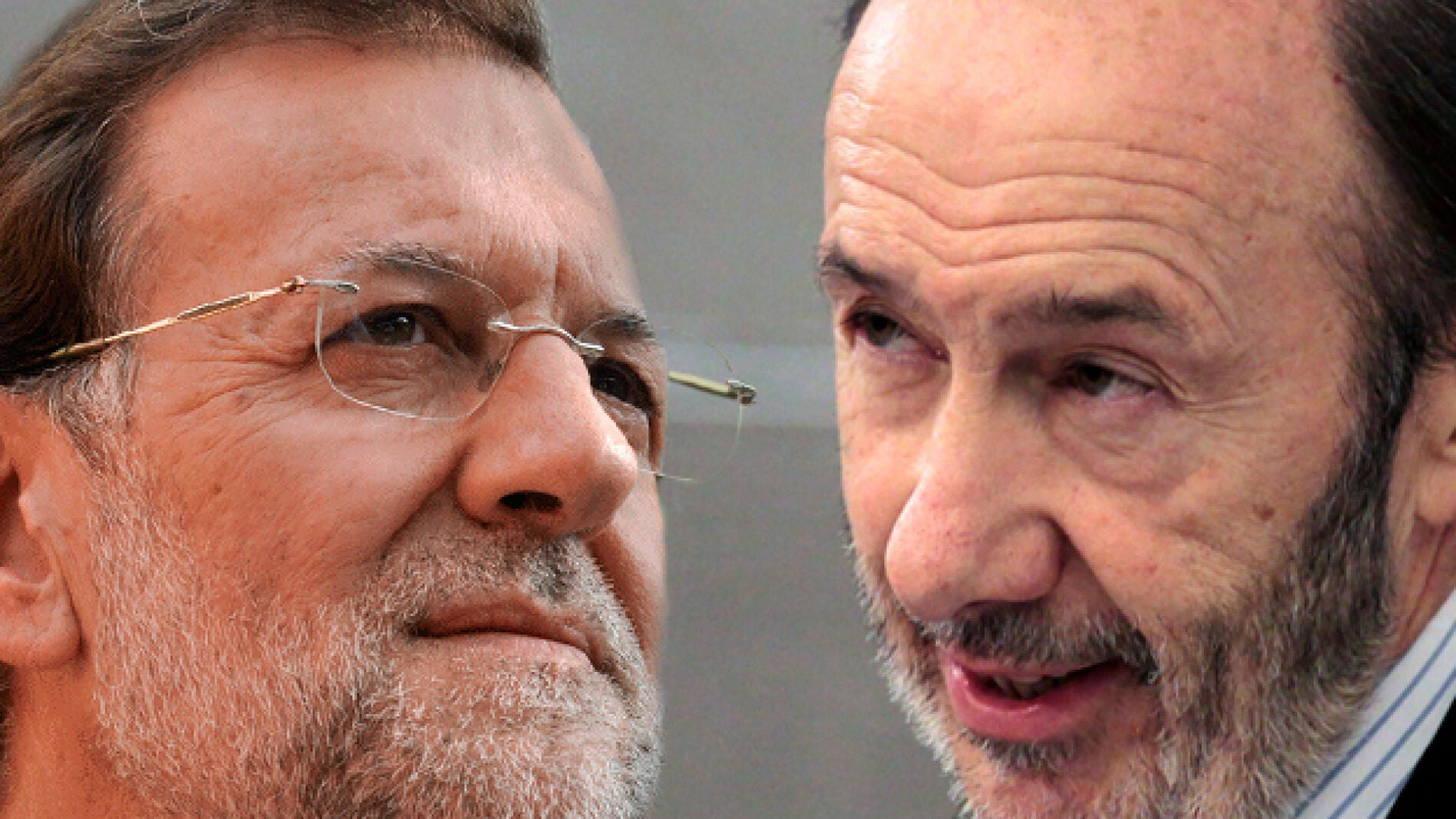 Rajoy y Rubalcaba