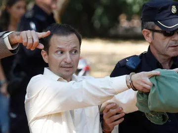 José Bretón en el parque donde dice que perdió a sus hijos José Bretón en el parque donde dice que perdió a sus hijos