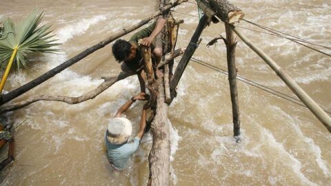 Graves inundaciones en Tailandia