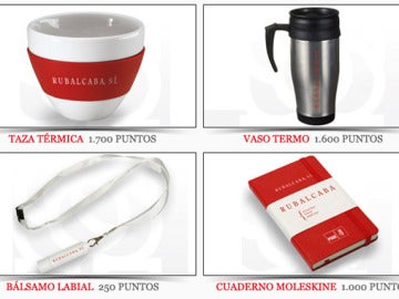 Regalos promocionales del candidato socialista