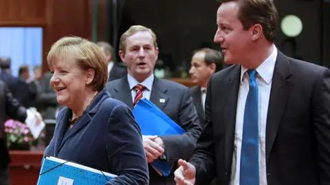 Angela Merkel y David Cameron Angela Merkel y David Cameron