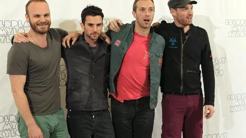 Coldplay posa ante la prensa Coldplay posa ante la prensa