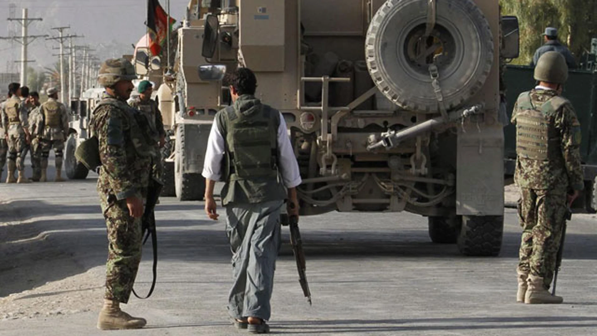 Soldados de la OTAN en Kabul Soldados de la OTAN en Kabul