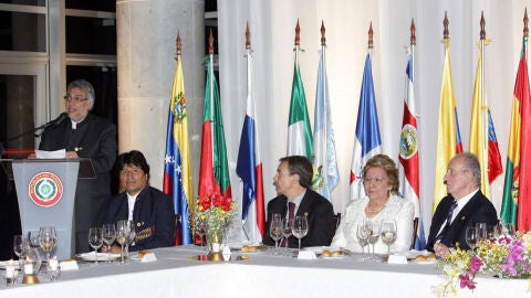 Zapatero y Rajoy en la Cumbre Iberoamericana