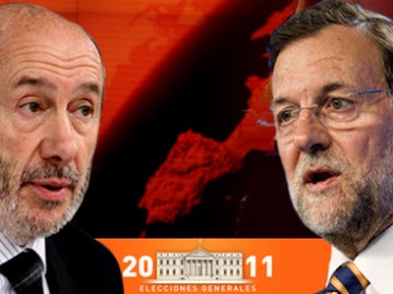 Antena 3 entrevista a Rajoy y Rubalcaba