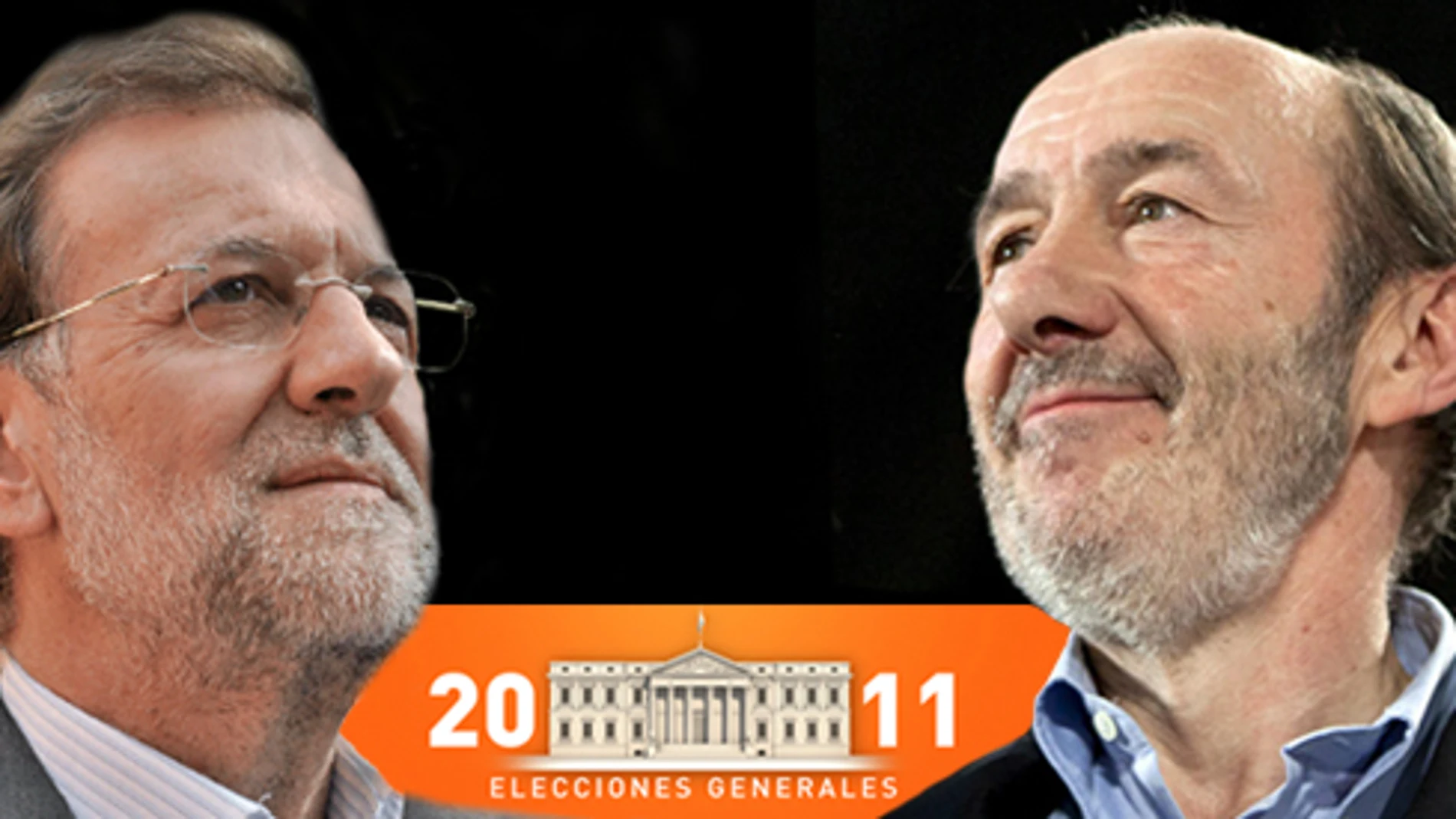Debate electoral entre Rajoy y Rubalcaba