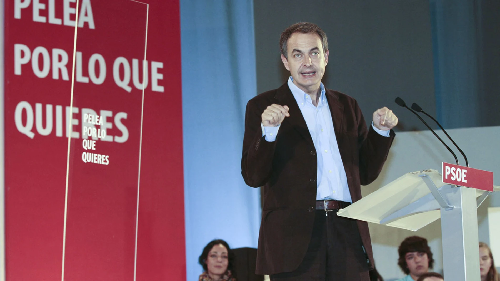 José Luis Rodríguez Zapatero, en Lugo