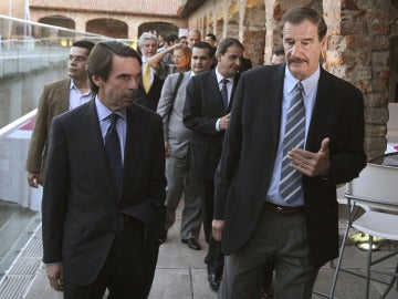 José María Aznar y Vicente Fox, en México