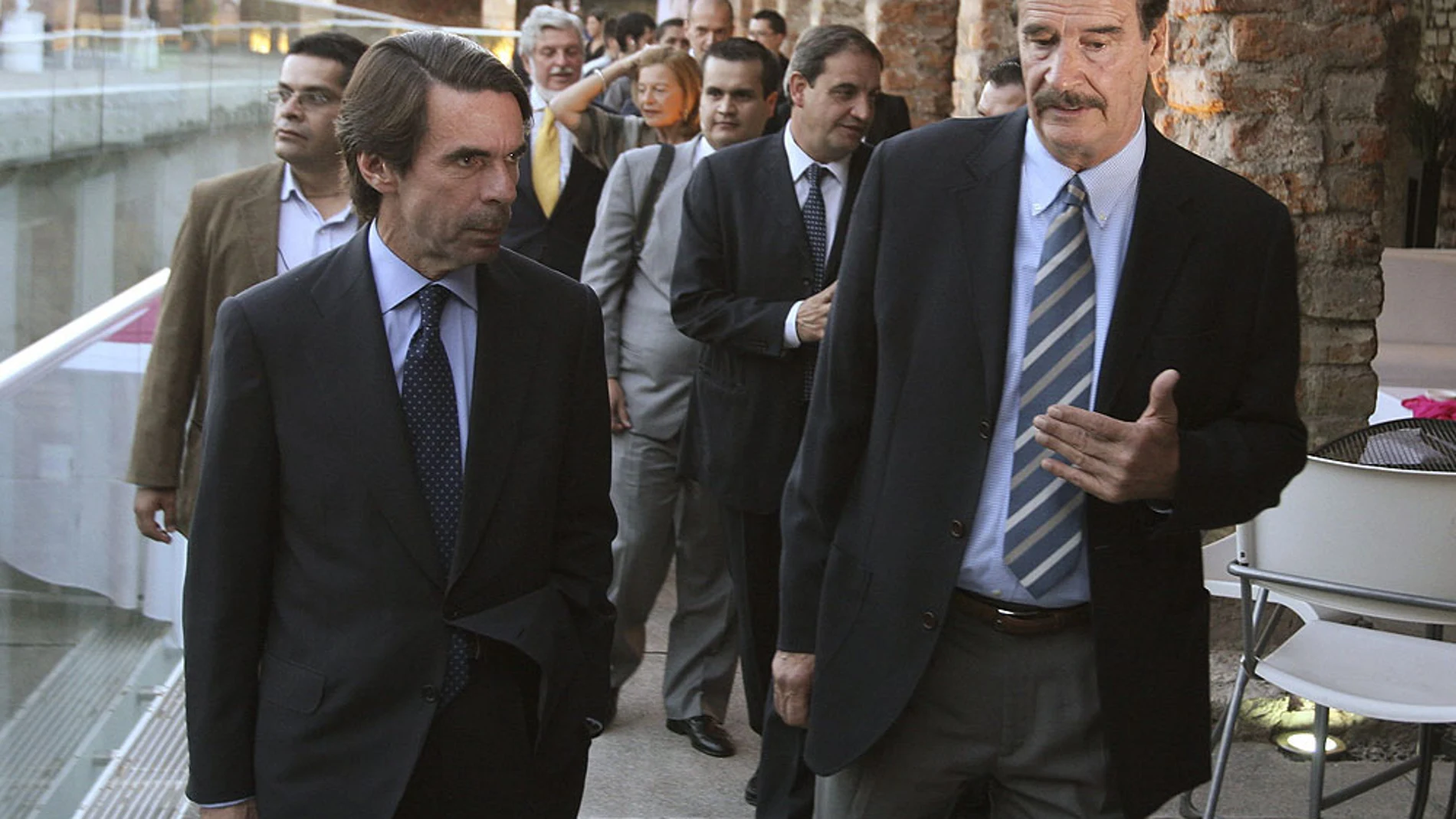 José María Aznar y Vicente Fox, en México