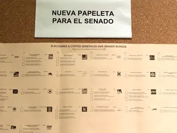 Nueva papeleta para el Senado Nueva papeleta para el Senado