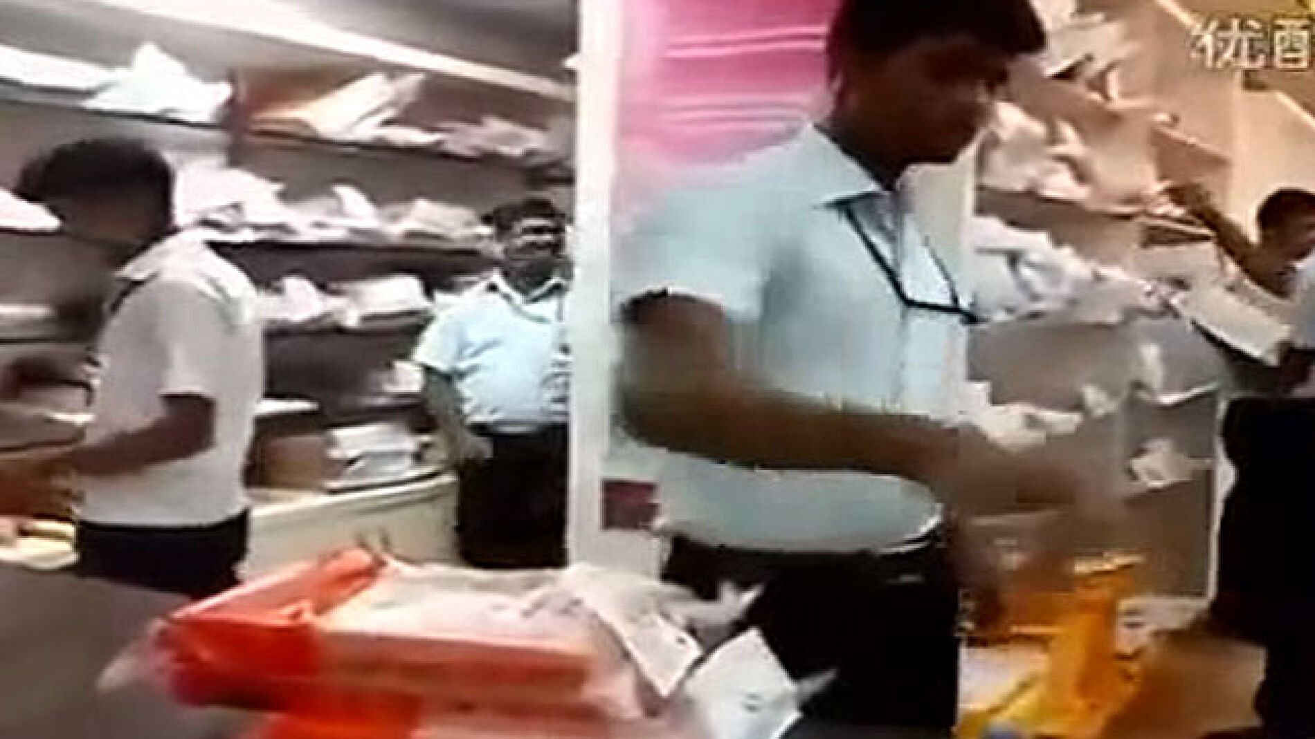 Un trabajador en la India