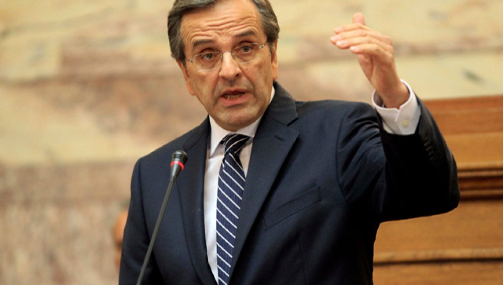 El primer ministro griego, Antonis Samarás