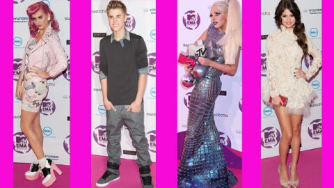 Las celebrities lo dieron todo en los Premios MTV Europa