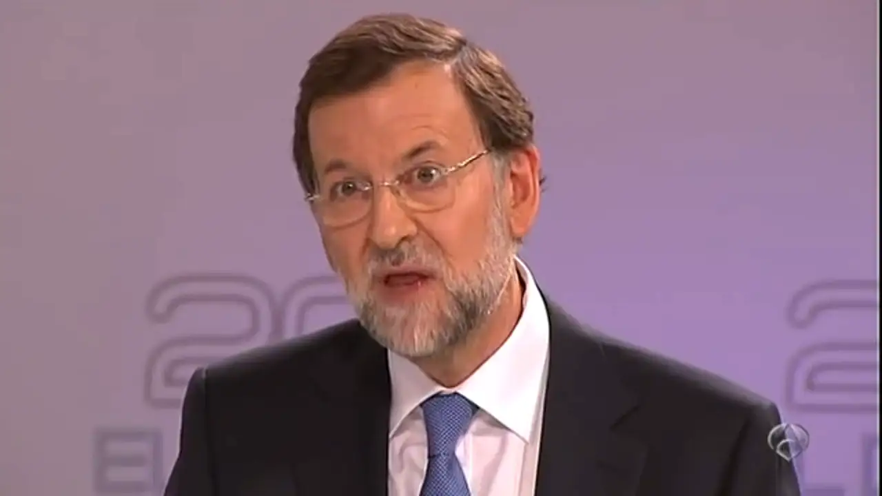 Rajoy y Rubalcaba debaten de economía 1/4