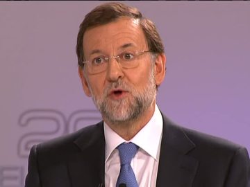 Rajoy en un momento del debate electoral