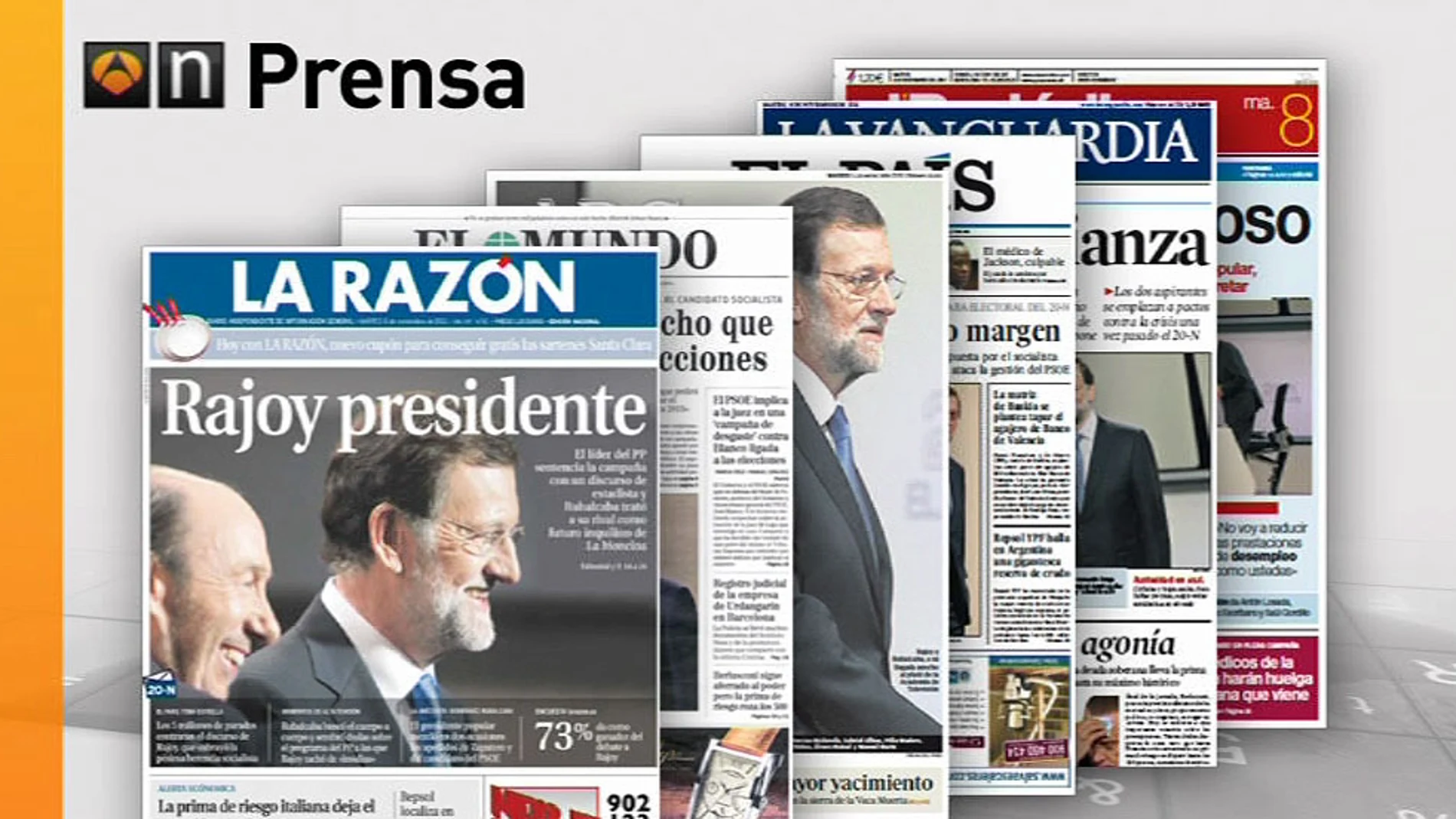 Los periódicos dan como ganador a Rajoy