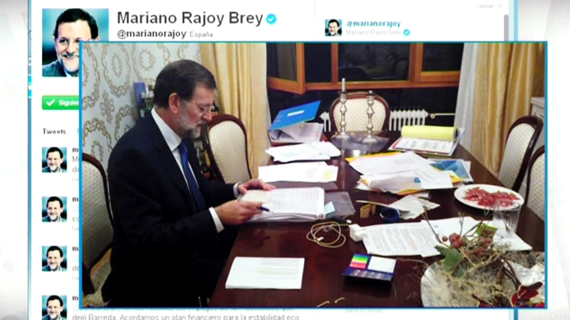 Mariano Rajoy en Twitter