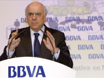 El presidente de BBVA, Francisco González