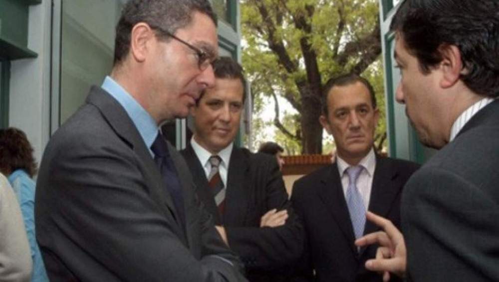 Gallardón junto a Fernando Autrán en una foto de archivo