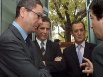 Gallardón junto a Fernando Autrán en una foto de archivo Gallardón junto a Fernando Autrán en una foto de archivo