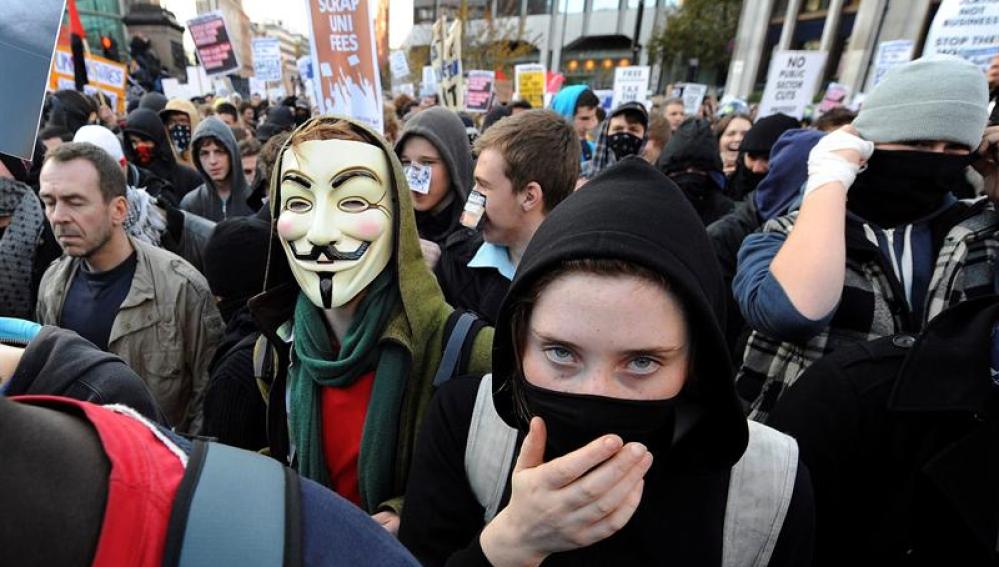 Manifestaciones en Londres