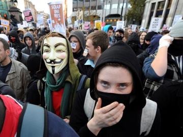 Manifestaciones en Londres