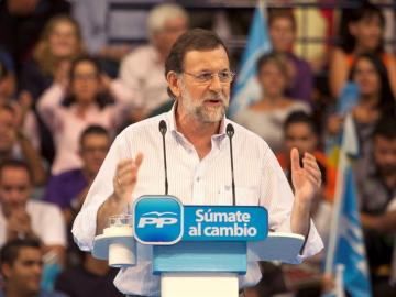 Mariano Rajoy, en un acto en Las Palmas de Gran Canaria 