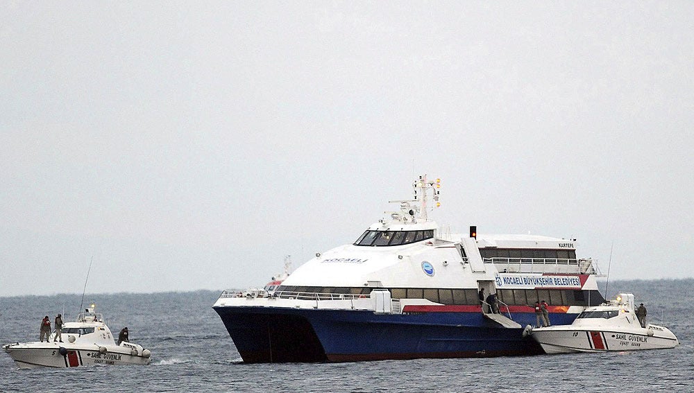 Liberación del ferry secuestrado en Turquía