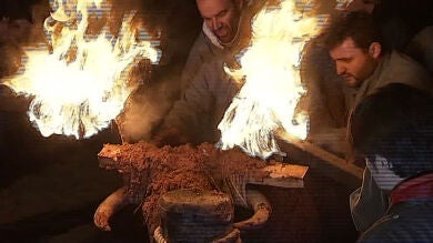 Medinaceli celebra el Toro Jubilo, el único toro de fuego en Castilla y León
