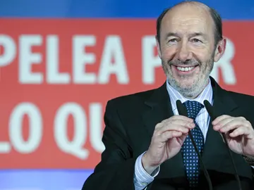 Rubalcaba, en Barakaldo Rubalcaba, en Barakaldo