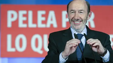 Rubalcaba, en Barakaldo Rubalcaba, en Barakaldo