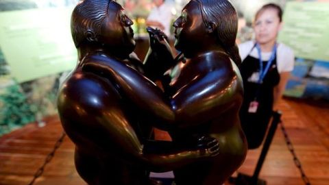 Obras de Botero cobran protagonismo en una subasta de Nueva York