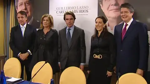 Guillermo Lasso ha presentado el libro 'Cartas a mis hijos'. Guillermo Lasso ha presentado el libro 'Cartas a mis hijos'.