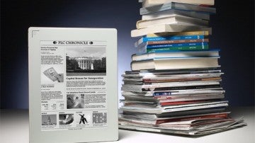 La producción de libro digitales va ganando terreno a las publicaciones impresas.