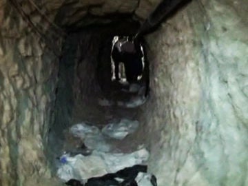 Un narcotúnel para pasar droga (Archivo)