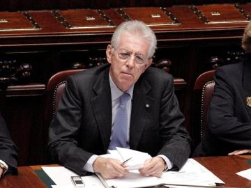 Monti, en el Parlamento italiano