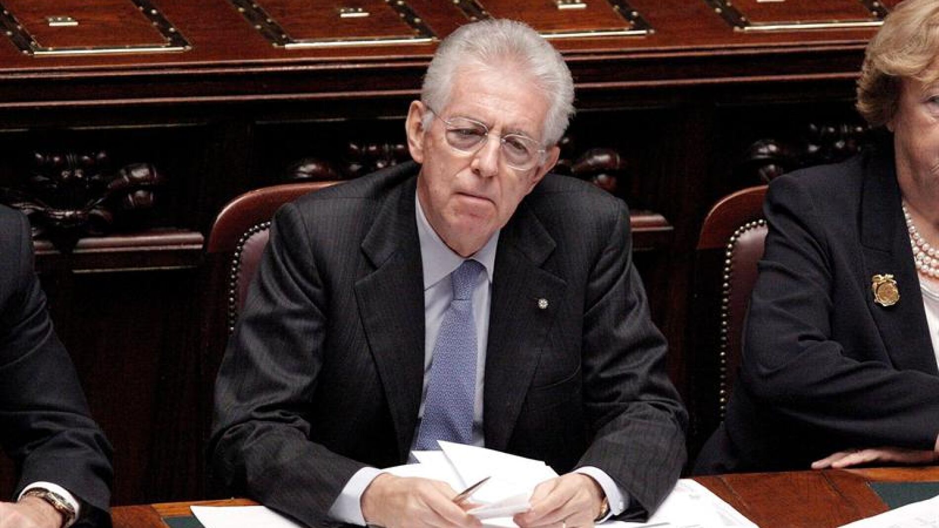 Monti, en el Parlamento italiano