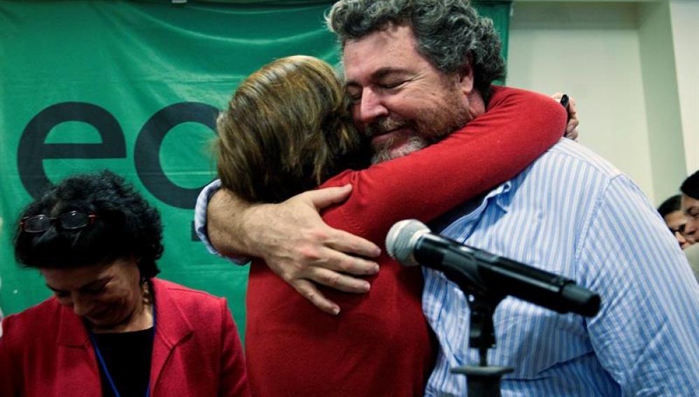 Los líderes de Equo y de Compromís
