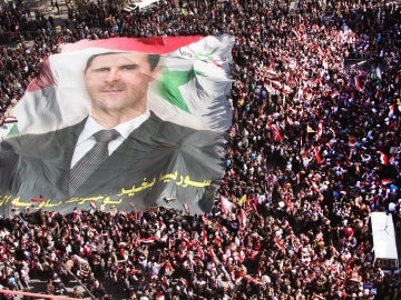 Manifestación pro Siria en favor de Al Assad (21-11-2011)